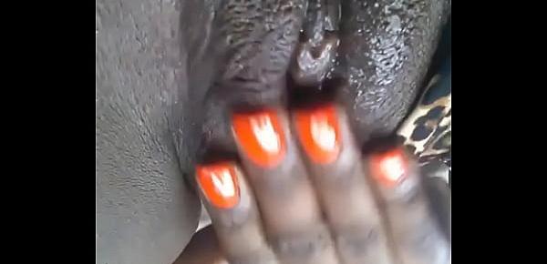  Kenyan Babe showing me her wet pussy